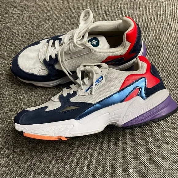 Adidas Falcon Retro Sneakers Size 7 - Picture 7 of 10